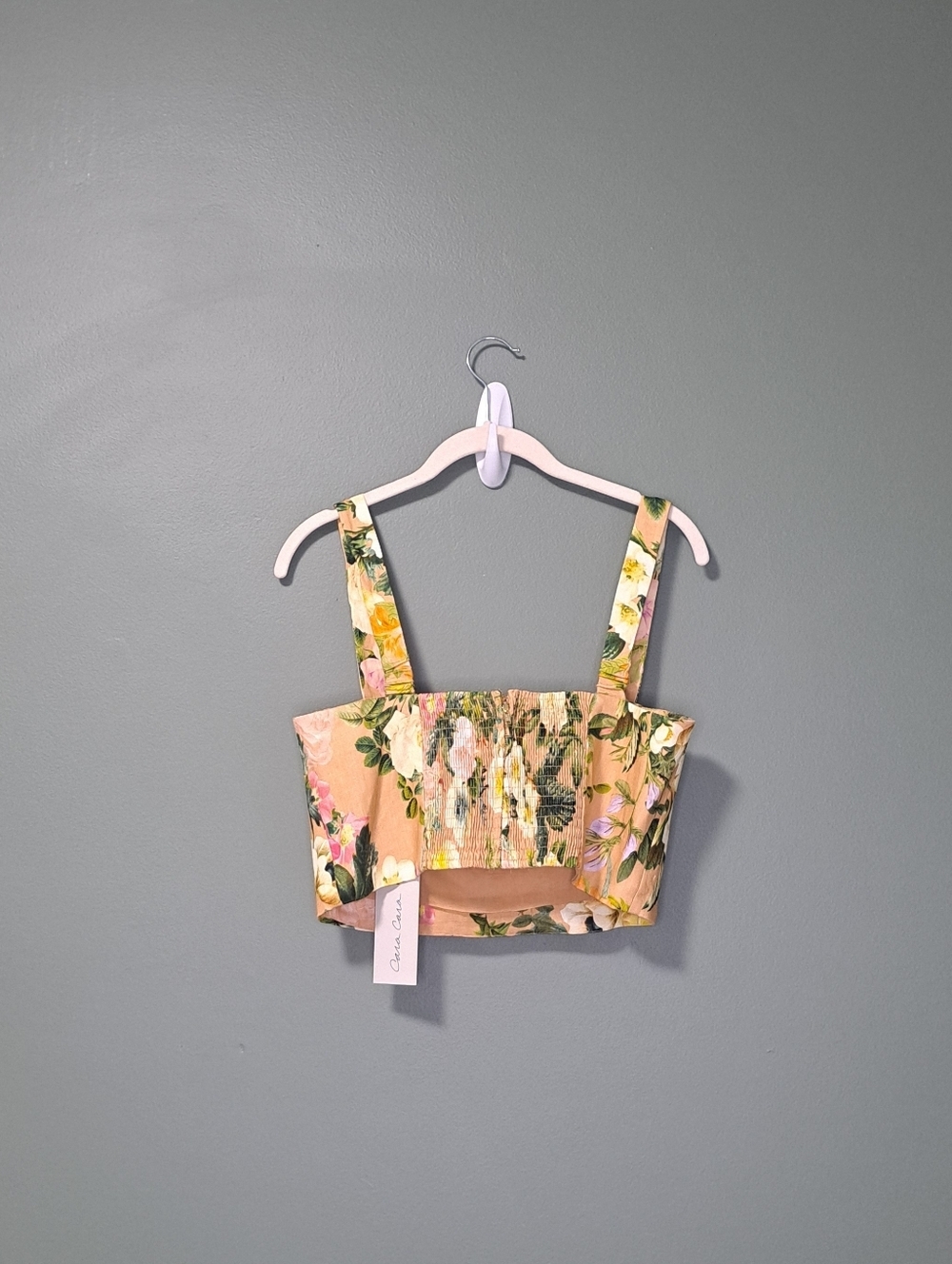 Cara Cara Claudine Top Ginger Root Floral 8 NWT - Picture 3 of 6